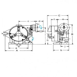 VERTEX CS-8 Yatay Dikey İndex Divizör - Görsel 2