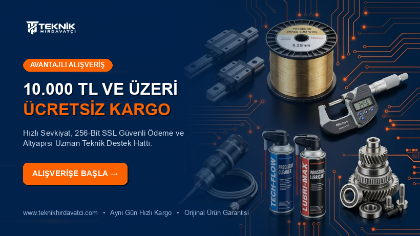 Teknik Hırdavatçı Ücretsiz Kargo ve Güvenli Alışveriş Slider