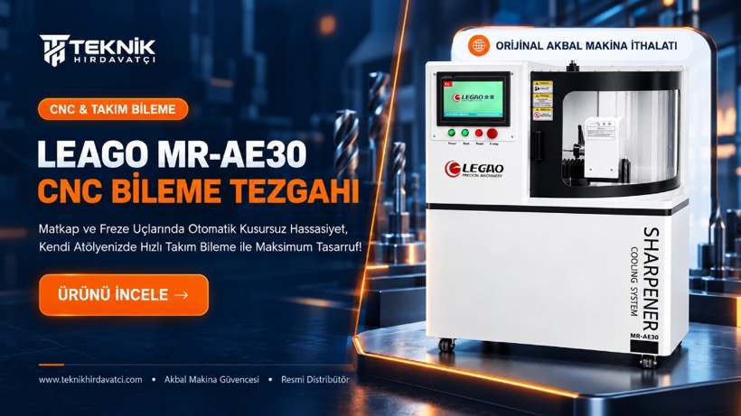 Leago MR-AE30 CNC Takım Bileme Tezgahı Detaylarını İncele Leago MR-AE30 CNC Takım Bileme Tezgahı - Matkap ve Freze Uçları Otomatik Bileme | Akbal Makina