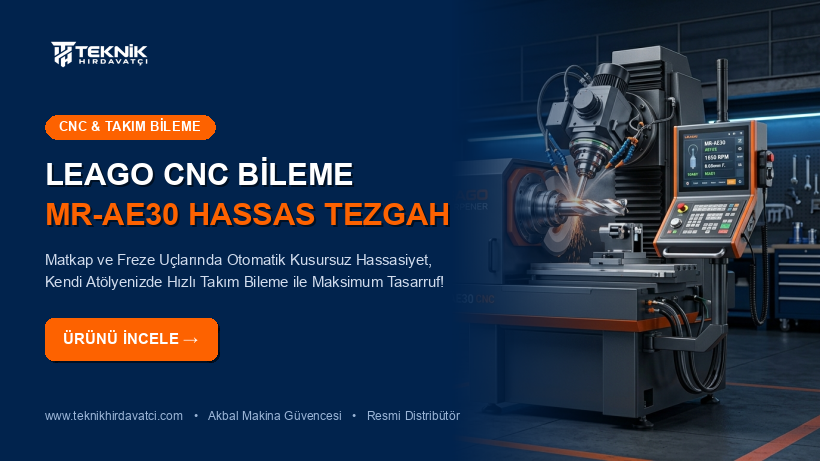 Leago Sharpener MR-AE30 CNC Takım Bileme Tezgahı - Teknik Hırdavatçı