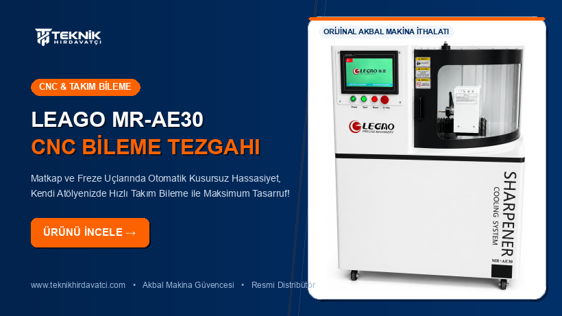 Leago Sharpener MR-AE30 CNC Tool Grinder Bileme Tezgahı