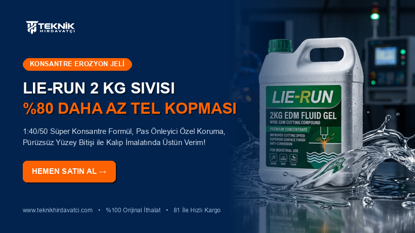 LIE-RUN 2 KG Tel Erozyon Kesme Sıvısı Jeli - Teknik Hırdavatçı